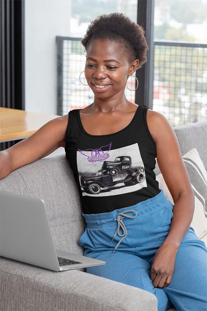Aerosmith Pump Adult Woman Tank Top - Retro Rock Music Clothing - Concert Lover Gift Idea