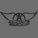 Aerosmith Black Logo Graphic T-Shirt - Classic Rock Music Clothing - Vintage Concert Lover Gift Idea