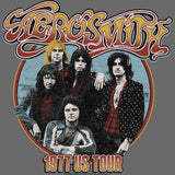 Aerosmith 1977 Tour Graphic T-Shirt - Classic Rock Music Clothing - Vintage Concert Lover Gift Idea