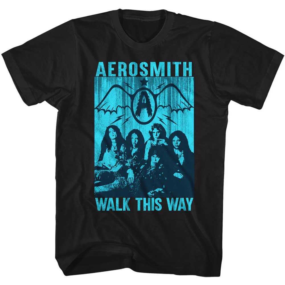Aerosmith Aero This Way2 Graphic T-Shirt - Classic Rock Music Clothing - Vintage Concert Lover Gift Idea