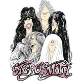 Aerosmith Cartoons Youth Graphic T-Shirt - Classic Rock Music Clothing - Vintage Concert Lover Gift Idea