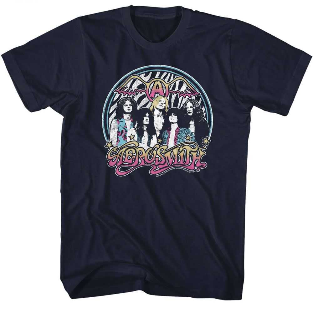 Aerosmith Aerogaudy Graphic T-Shirt - Classic Rock Music Clothing - Vintage Concert Lover Gift Idea