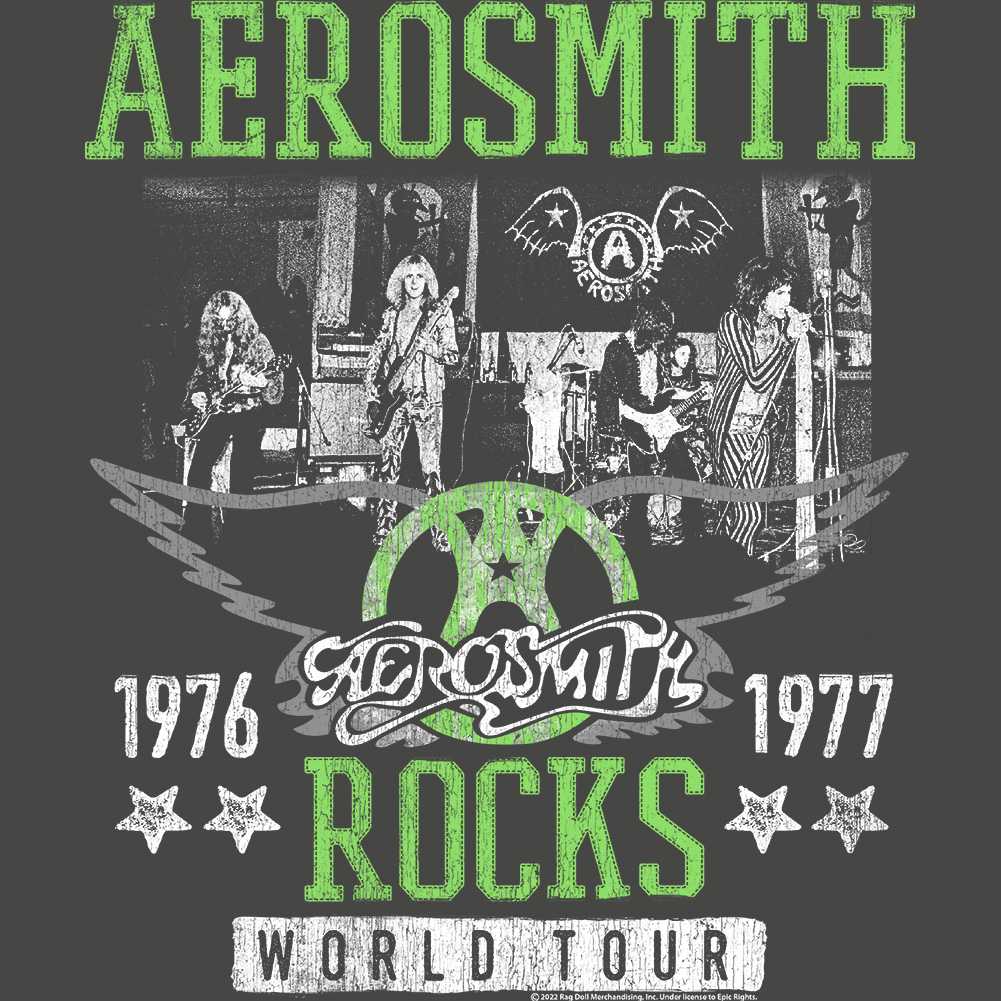Aerosmith Rockstar Graphic T-Shirt - Classic Rock Music Clothing - Vintage Concert Lover Gift Idea