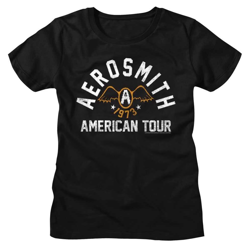 Aerosmith Seventy Three Graphic T-Shirt - Classic Rock Music Clothing - Vintage Concert Lover Gift Idea