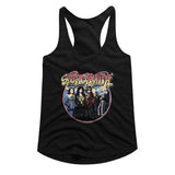 Aerosmith Circle Ladies Graphic Tank Top - Classic Rock Music Clothing - Vintage Concert Lover Gift Idea