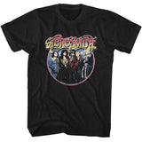 Aerosmith Circle Graphic T-Shirt - Classic Rock Music Clothing - Vintage Concert Lover Gift Idea