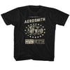 Aerosmith Boston Music Hall Youth Graphic T-Shirt - Classic Rock Music Clothing - Vintage Concert Lover Gift Idea