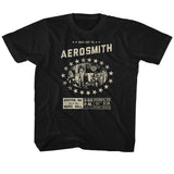 Aerosmith Boston Music Hall Youth Graphic T-Shirt - Classic Rock Music Clothing - Vintage Concert Lover Gift Idea