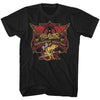 Aerosmith Perm Vacay Lizard Graphic T-Shirt - Classic Rock Music Clothing - Vintage Concert Lover Gift Idea