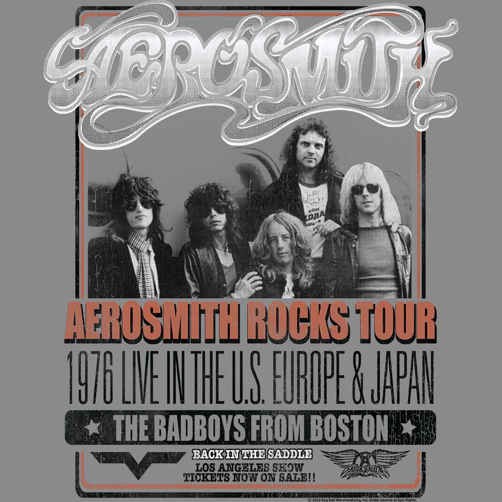 Aerosmith Badboys From Boston Adult Woman Tank Top - Retro Rock Music Clothing - Concert Lover Gift Idea