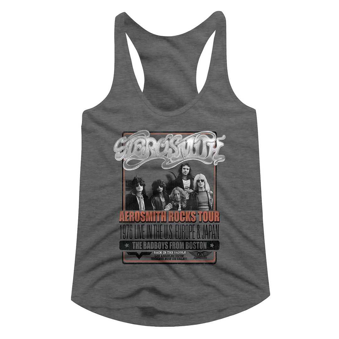 Aerosmith Badboys From Boston Adult Woman Tank Top - Retro Rock Music Clothing - Concert Lover Gift Idea