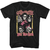 Aerosmith Skulls Recolor Graphic T-Shirt - Classic Rock Music Clothing - Vintage Concert Lover Gift Idea