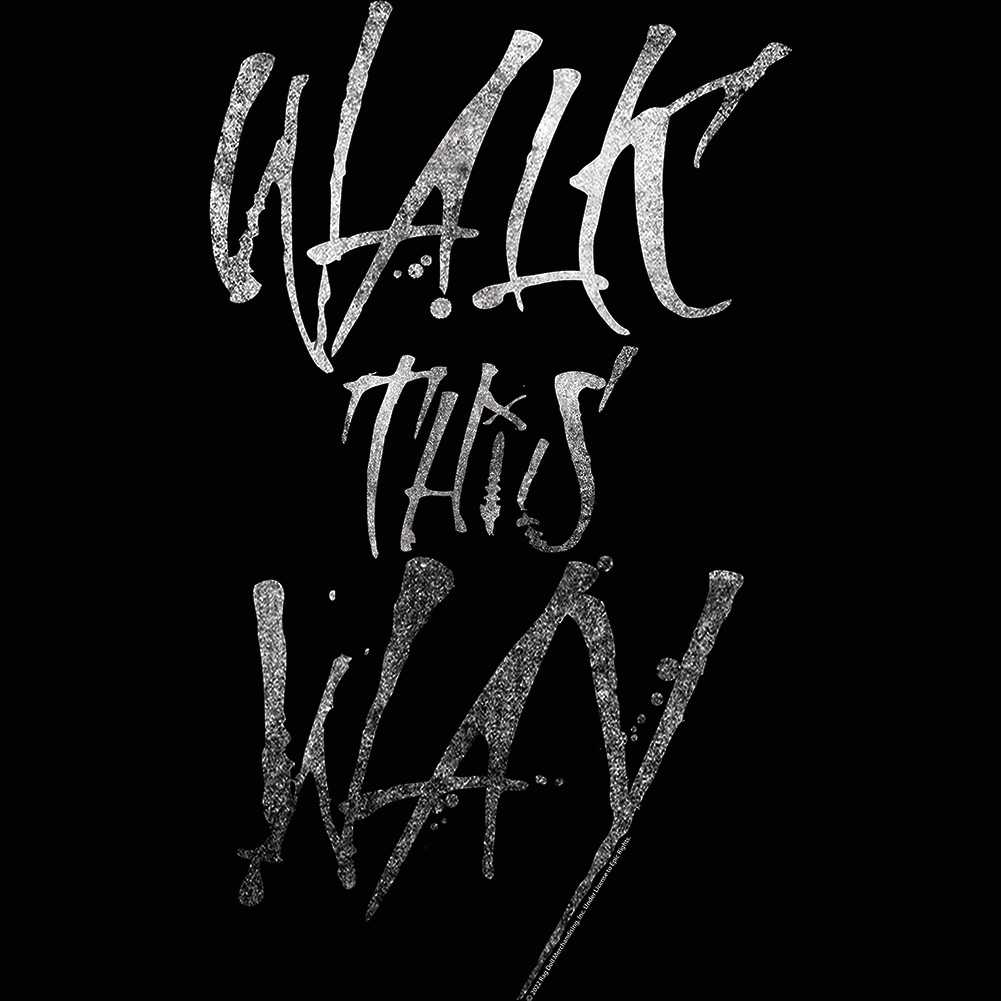 Aerosmith Walk This Way 2-Sided Graphic T-Shirt - Classic Rock Music Clothing - Vintage Concert Lover Gift Idea