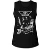 Aerosmith Miss A Thing Ladies Graphic Tank Top - Classic Rock Music Clothing - Vintage Concert Lover Gift Idea
