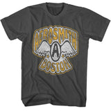 Aerosmith Vtg Logo Boston Graphic T-Shirt - Classic Rock Music Clothing - Vintage Concert Lover Gift Idea