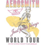Aerosmith Just Push Play Graphic Woman Tank Top - Classic Rock Music Clothing - Vintage Concert Lover Gift Idea