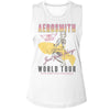 Aerosmith Just Push Play Graphic Woman Tank Top - Classic Rock Music Clothing - Vintage Concert Lover Gift Idea