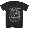 Aerosmith 76 77 Rocks Tour Graphic T-Shirt - Classic Rock Music Clothing - Vintage Concert Lover Gift Idea