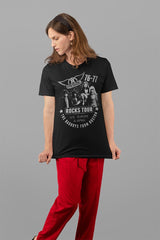 Aerosmith 76 77 Rocks Tour Graphic T-Shirt - Classic Rock Music Clothing - Vintage Concert Lover Gift Idea