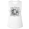 Alice In Chains Multi Album Art Ladies Graphic Tank Top - Classic Rock Music Clothing - Vintage Concert Lover Gift Idea
