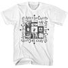 Alice In Chains Multi Album Art Graphic T-Shirt - Classic Rock Music Clothing - Vintage Concert Lover Gift Idea