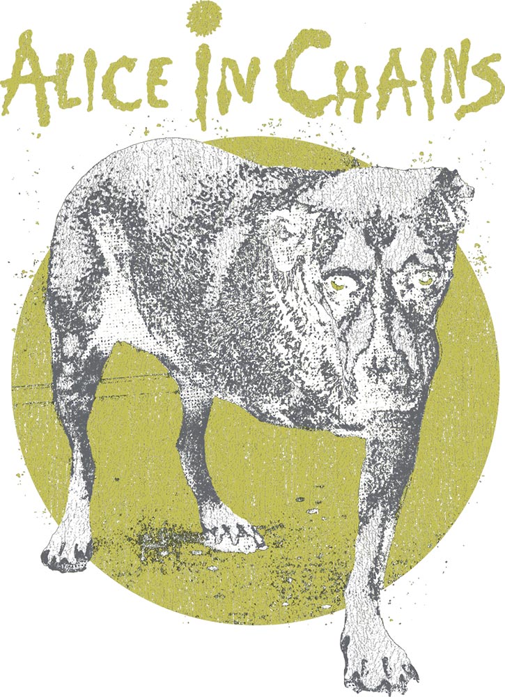 Alice In Chains Self Titled Graphic T-Shirt - Classic Rock Music Clothing - Vintage Concert Lover Gift Idea