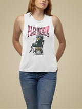 Alice In Chains Alice Ladies Graphic Tank Top - Classic Rock Music Clothing - Vintage Concert Lover Gift Idea