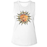Alice In Chains Sun Ladies Graphic Tank Top - Classic Rock Music Clothing - Vintage Concert Lover Gift Idea