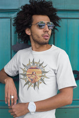 Alice In Chains Sun Graphic T-Shirt - Classic Rock Music Clothing - Vintage Concert Lover Gift Idea