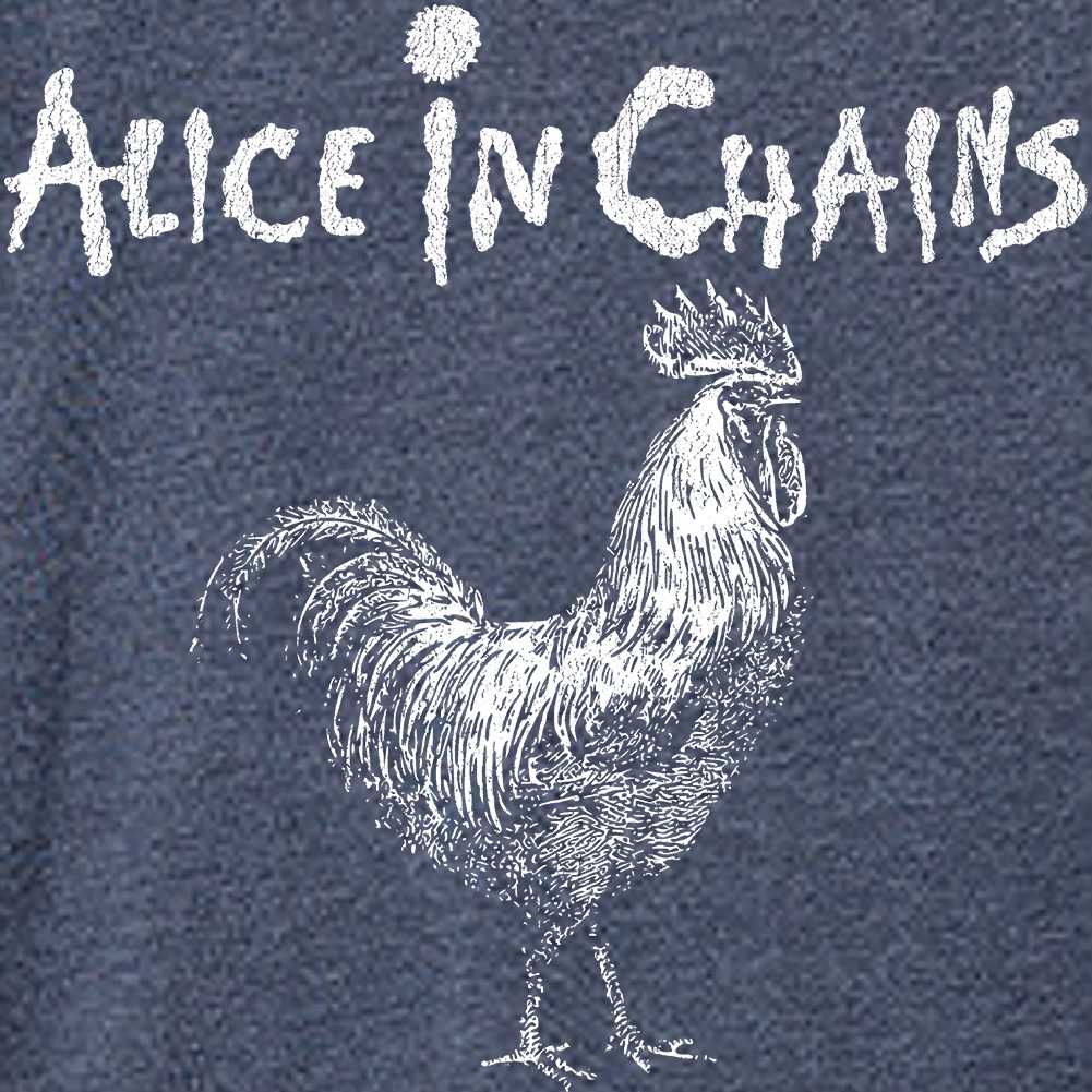 Alice In Chains Rooster Adult Graphic T-Shirt - Classic Rock Music Clothing - Vintage Concert Lover Gift Idea