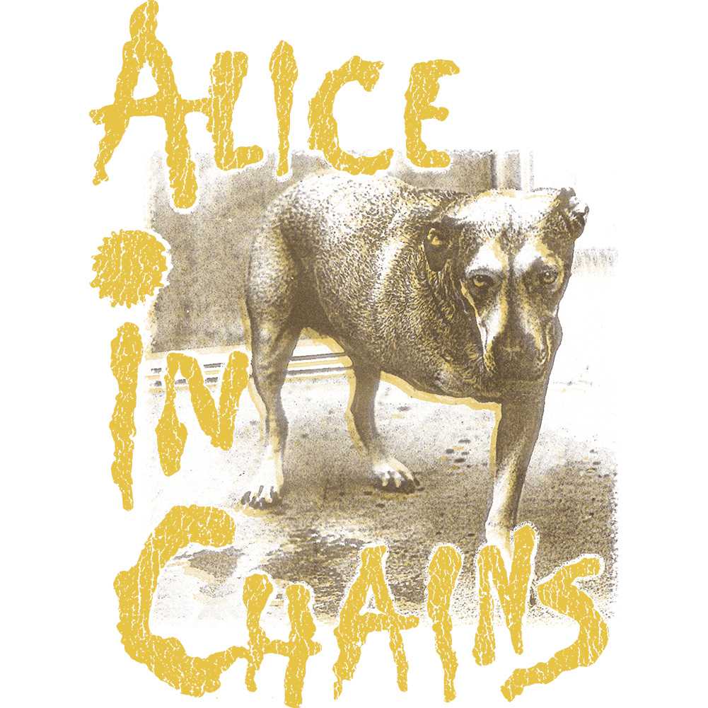 Alice In Chains Alice In Chains Sepia Tripod Adult Graphic T-Shirt - Classic Rock Music Clothing - Vintage Concert Lover Gift Idea