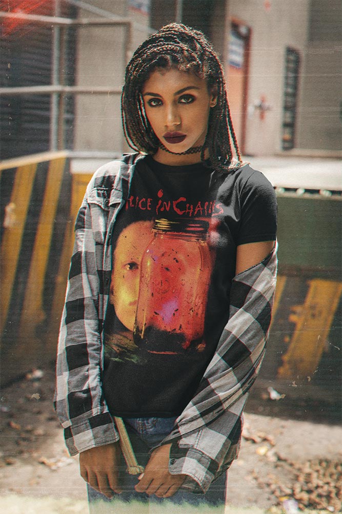 Alice In Chains JOF Album Graphic T-Shirt - Classic Rock Music Clothing - Vintage Concert Lover Gift Idea