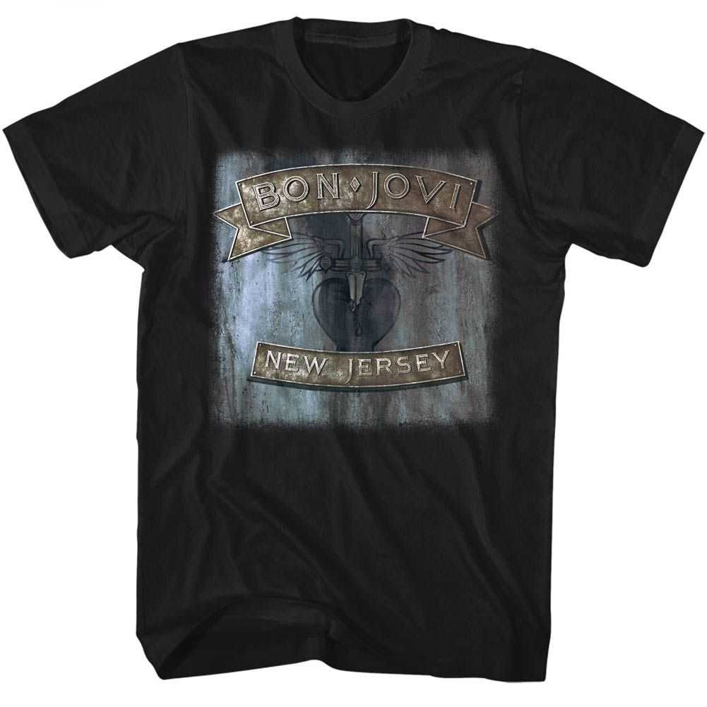 Bon Jovi New Jersey 1988 Vintage Band Tee - Unisex Classic Rock Graphic Shirt