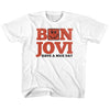 Bon Jovi HAVE A NICE DAY Youth White T-Shirt – Official Rock Band Tee for Kids & Teen Fans