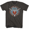 Bon Jovi BADNAME Adult T-Shirt in Smoke – Official Band Graphic Tee for Rock Music Fans