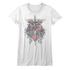 Bon Jovi PIERCED White Adult T-Shirt – Official Band Merchandise for Rock Music Fans