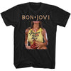 Bon Jovi SWW Adult Black T-Shirt – Classic Rock Music Graphic Tee, Official Band Merchandise