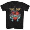 Bon Jovi Winged Heart Vintage Band Tee - Unisex Classic Rock Graphic Shirt