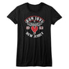 Bon Jovi NJ38 Adult Black T-Shirt – Licensed Band Apparel for Classic Rock & Concert Fans