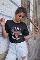 Bon Jovi New Jersey Vintage Band Tee - Unisex Classic Rock Graphic Shirt