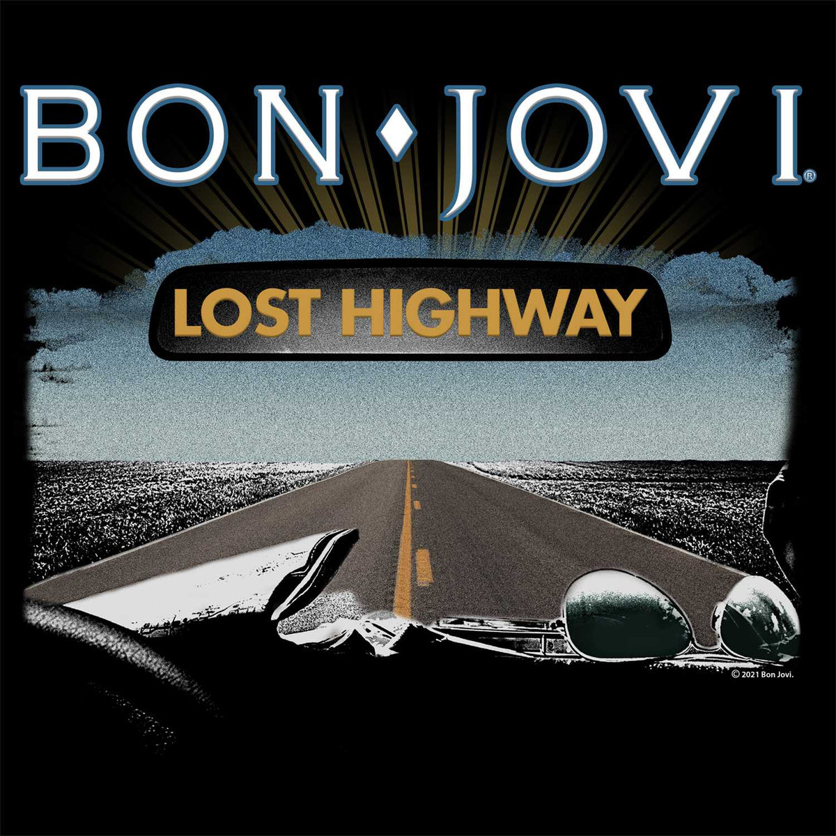 Bon Jovi Lost Highway Tour Graphic Band T-Shirt - Vintage Rock Unisex Tee