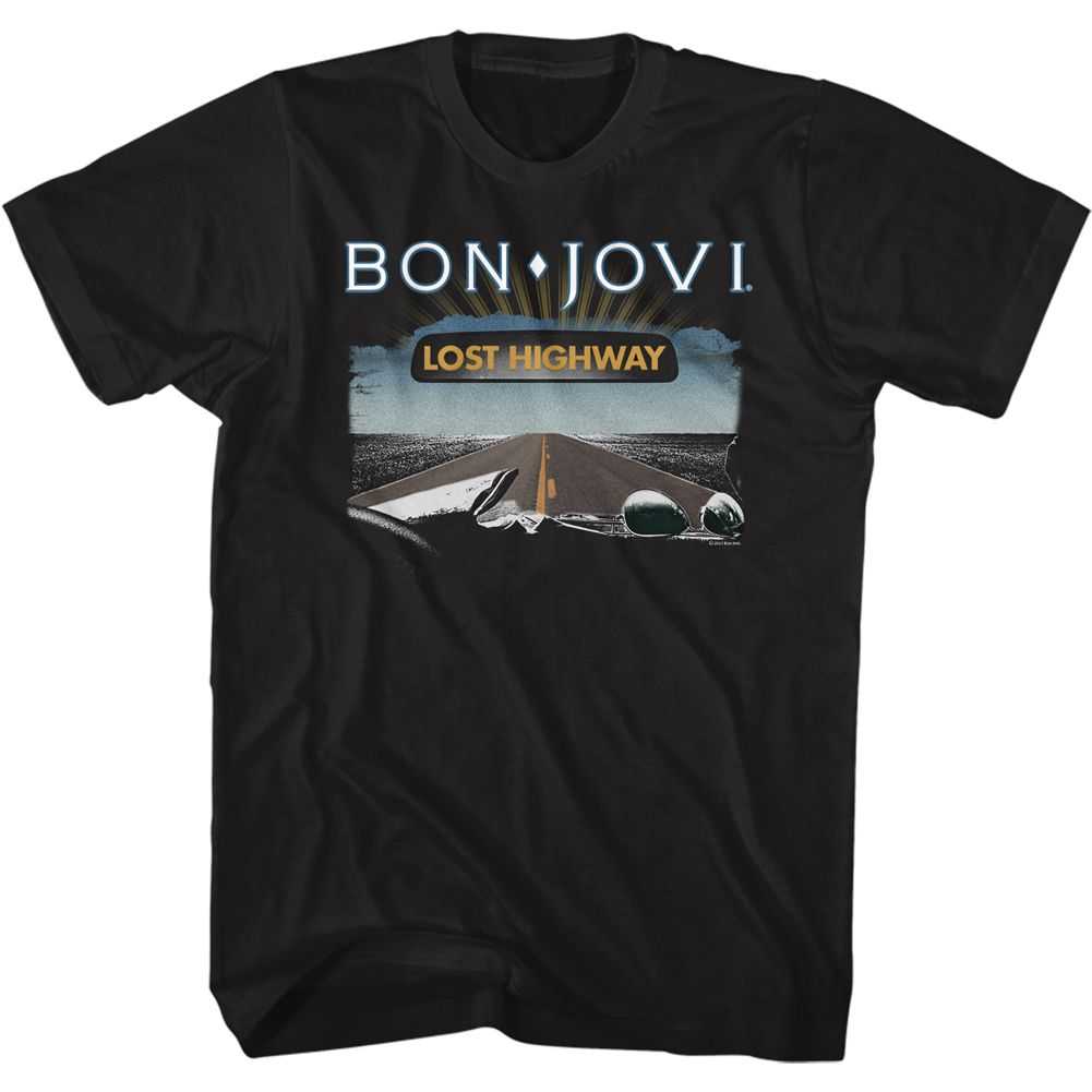 Bon Jovi Lost Highway Tour Graphic Band T-Shirt - Vintage Rock Unisex Tee