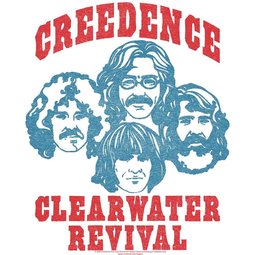 Creedence Clearwater Revival Band Graphic T-Shirt - Classic Rock Music Clothing - Vintage Concert Lover Gift Idea