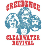 Creedence Clearwater Revival Band Graphic T-Shirt - Classic Rock Music Clothing - Vintage Concert Lover Gift Idea