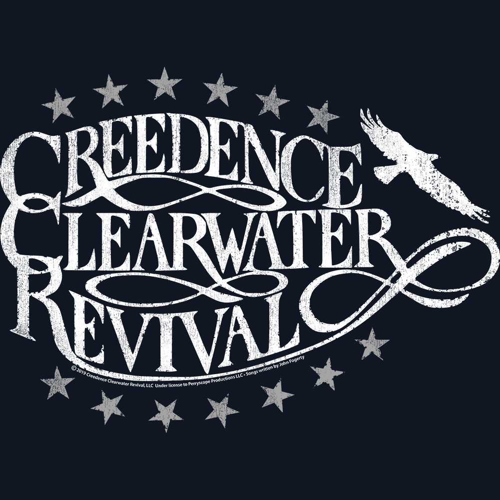 Creedence Clearwater Revival Eagle Graphic T-Shirt - Classic Rock Music Clothing - Vintage Concert Lover Gift Idea