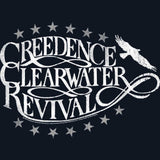 Creedence Clearwater Revival Eagle Graphic T-Shirt - Classic Rock Music Clothing - Vintage Concert Lover Gift Idea