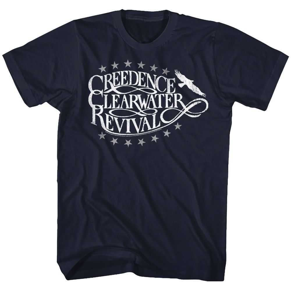 Creedence Clearwater Revival Eagle Graphic T-Shirt - Classic Rock Music Clothing - Vintage Concert Lover Gift Idea