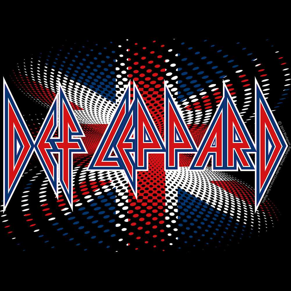 Def Leppard Brit Ish British Flag Union Jack Graphic Vintage Rock Tee Unisex Timeless Wardrobe Pick Men Women