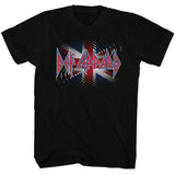 Def Leppard Brit Ish British Flag Union Jack Graphic Vintage Rock Tee Unisex Timeless Wardrobe Pick Men Women