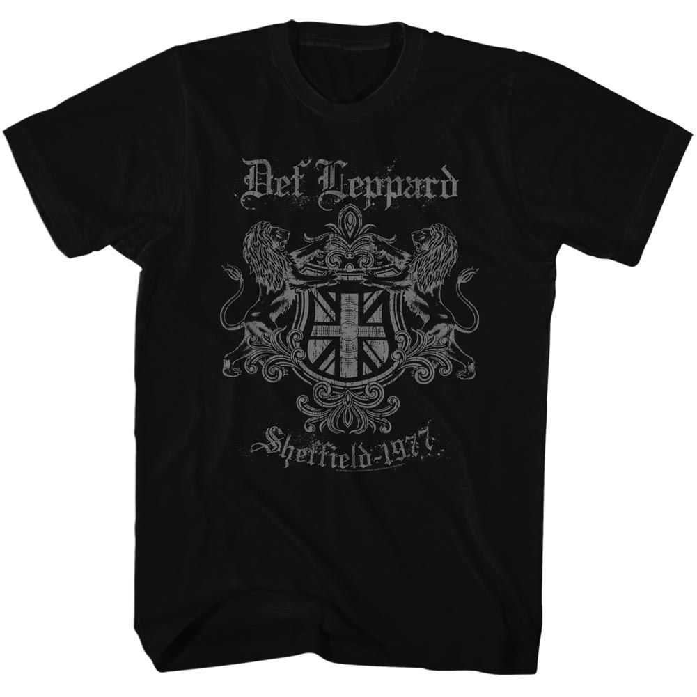 Def Leppard Sheffield 1977 Est Graphic British Rock Heritage Concert Tee Unisex Great Rocker Gift Men Women